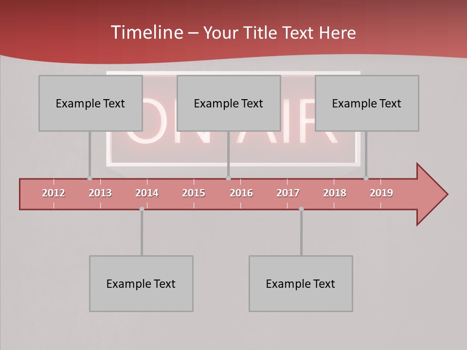 Warning Notification Studio PowerPoint Template