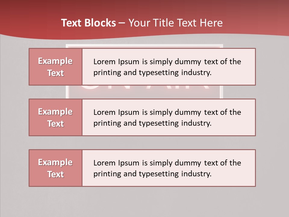 Warning Notification Studio PowerPoint Template
