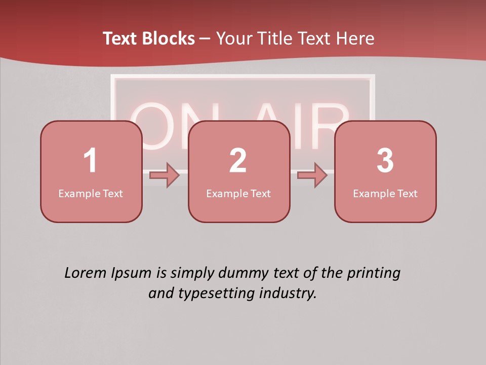 Warning Notification Studio PowerPoint Template