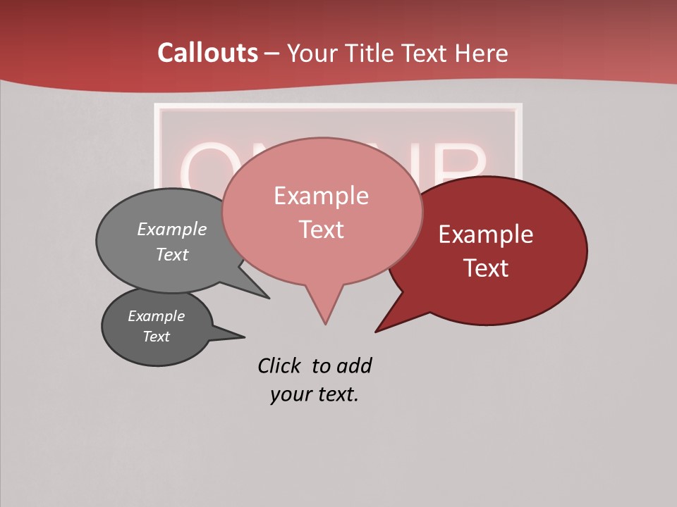 Warning Notification Studio PowerPoint Template