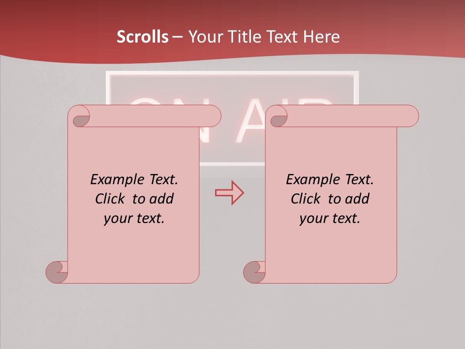 Warning Notification Studio PowerPoint Template