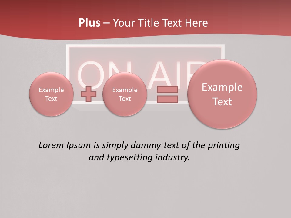 Warning Notification Studio PowerPoint Template