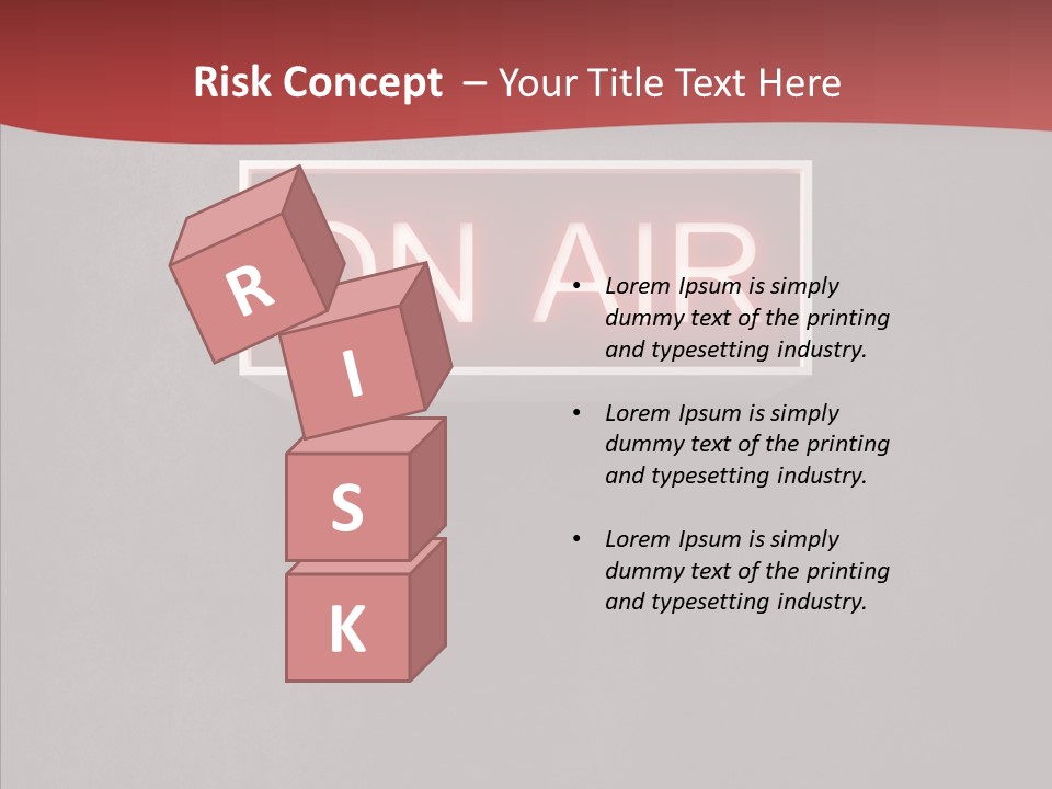 Warning Notification Studio PowerPoint Template