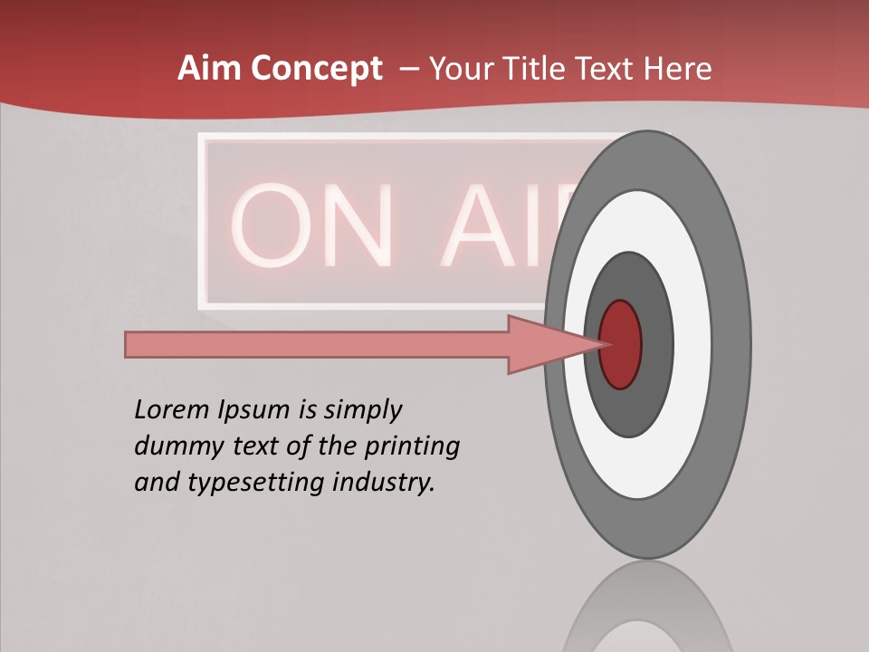 Warning Notification Studio PowerPoint Template