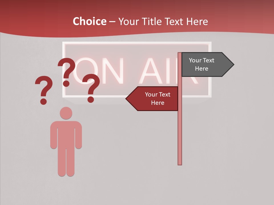 Warning Notification Studio PowerPoint Template