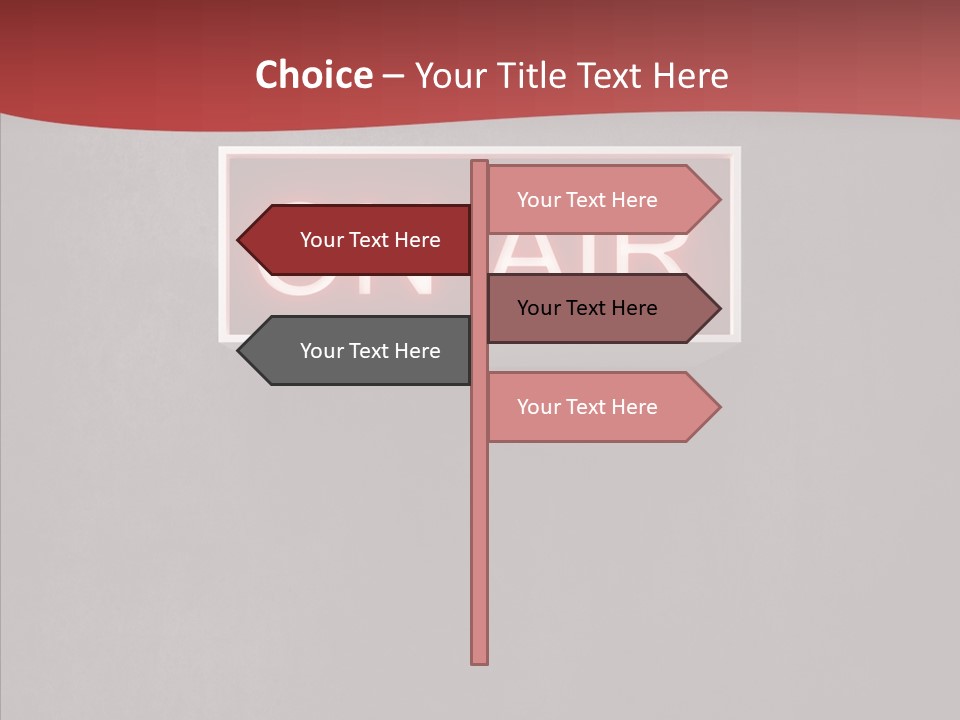 Warning Notification Studio PowerPoint Template