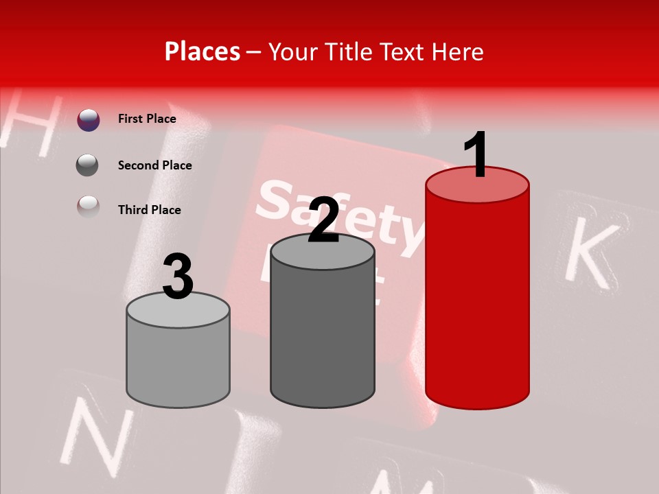 Keyboard Safety Dangerous PowerPoint Template