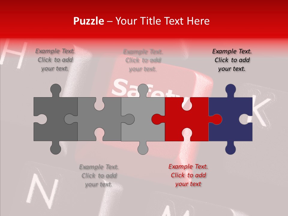 Keyboard Safety Dangerous PowerPoint Template
