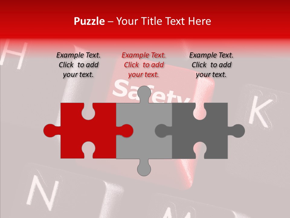 Keyboard Safety Dangerous PowerPoint Template