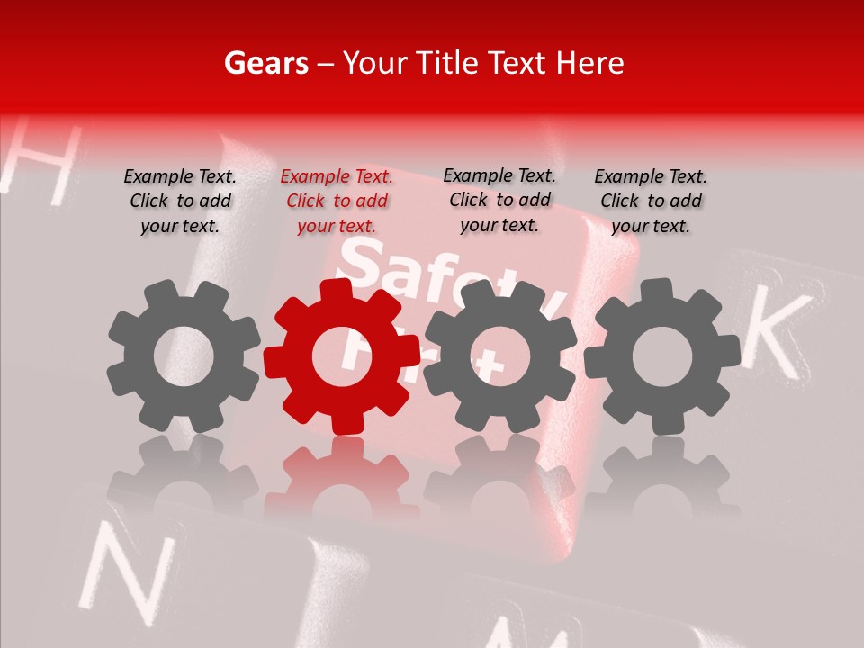 Keyboard Safety Dangerous PowerPoint Template