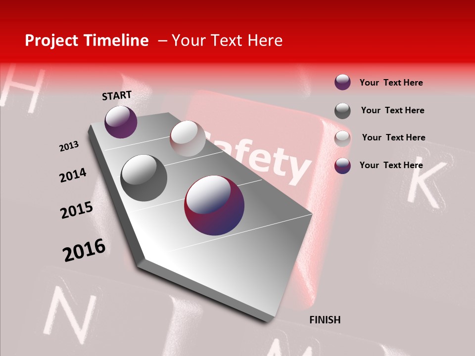 Keyboard Safety Dangerous PowerPoint Template