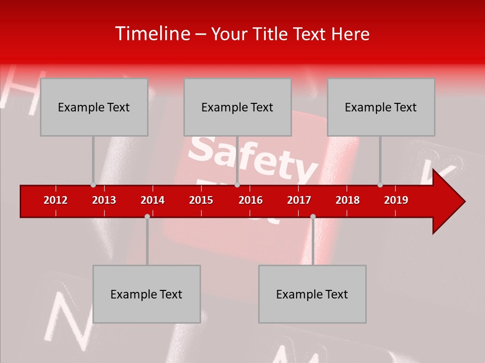 Keyboard Safety Dangerous PowerPoint Template