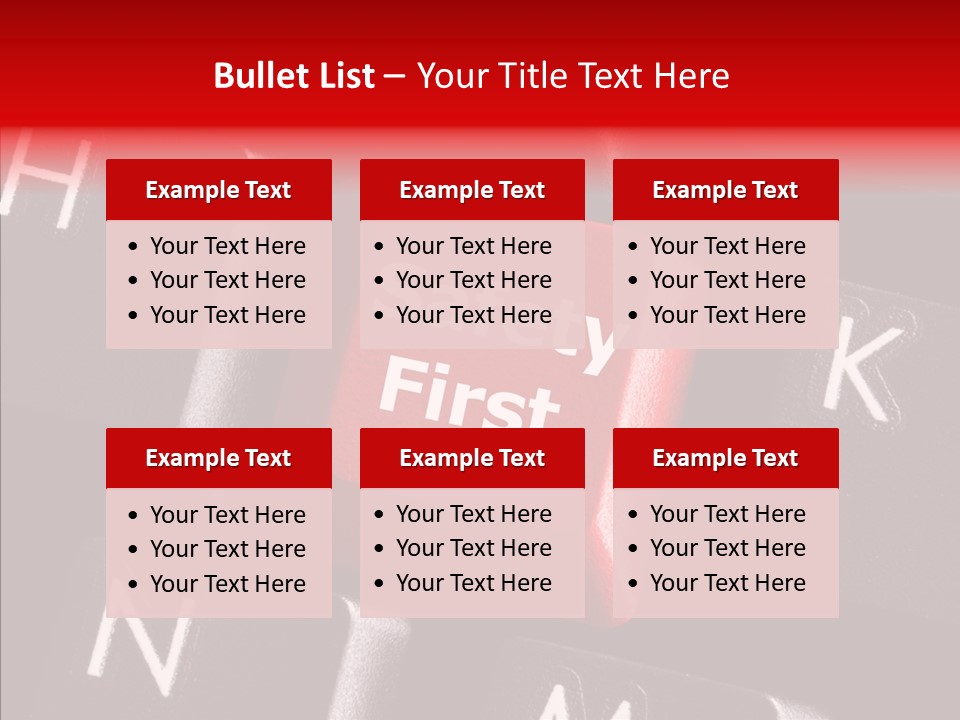 Keyboard Safety Dangerous PowerPoint Template
