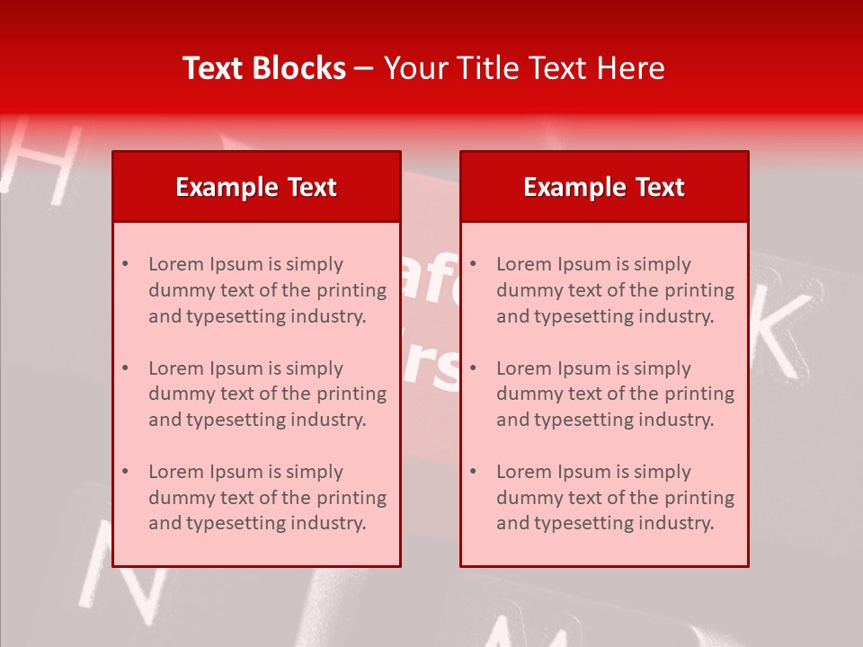 Keyboard Safety Dangerous PowerPoint Template