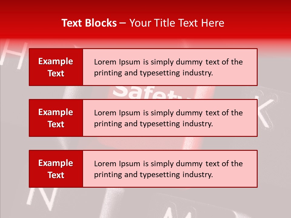 Keyboard Safety Dangerous PowerPoint Template