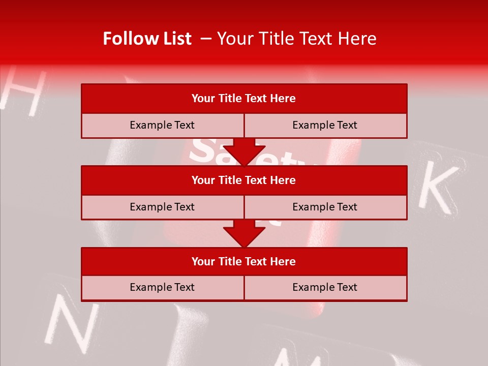 Keyboard Safety Dangerous PowerPoint Template