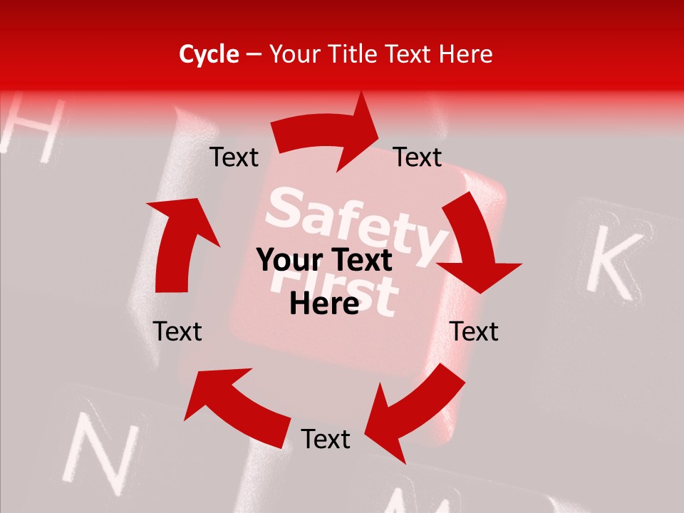 Keyboard Safety Dangerous PowerPoint Template