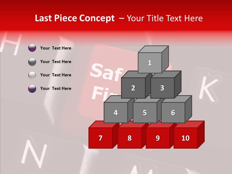 Keyboard Safety Dangerous PowerPoint Template