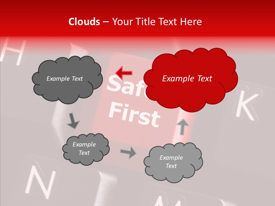 Keyboard Safety Dangerous PowerPoint Template