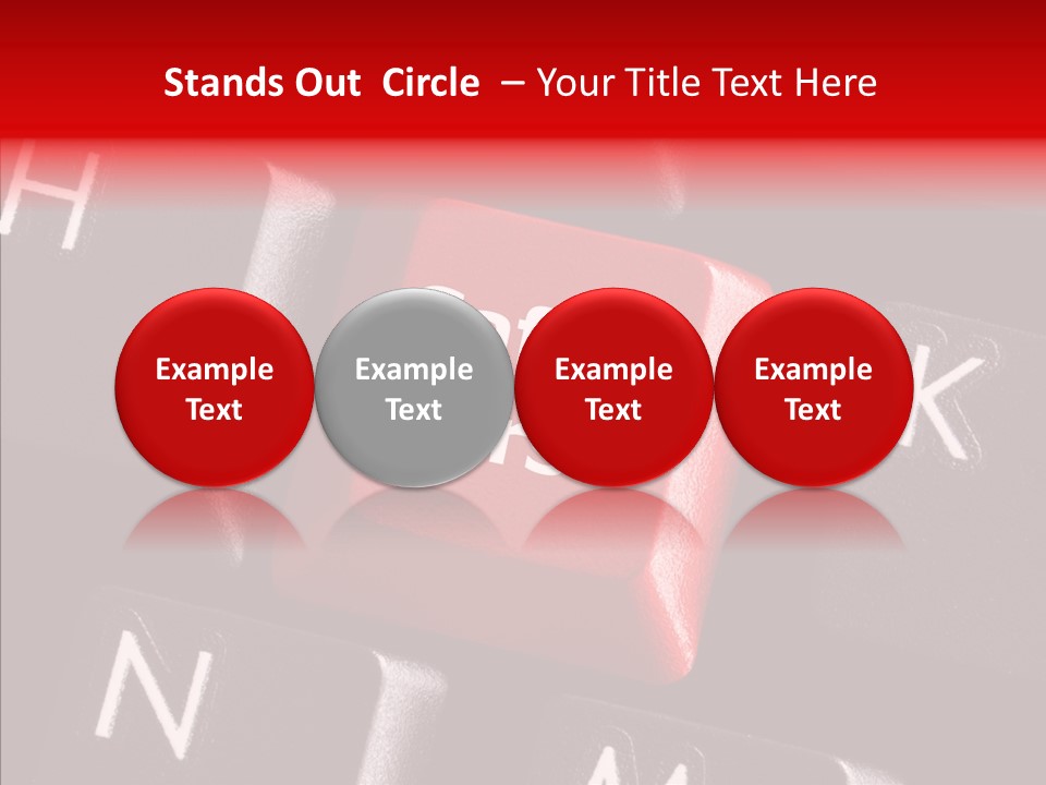 Keyboard Safety Dangerous PowerPoint Template