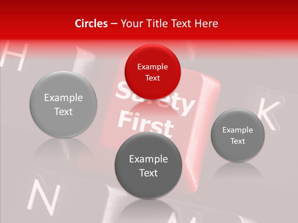Keyboard Safety Dangerous PowerPoint Template