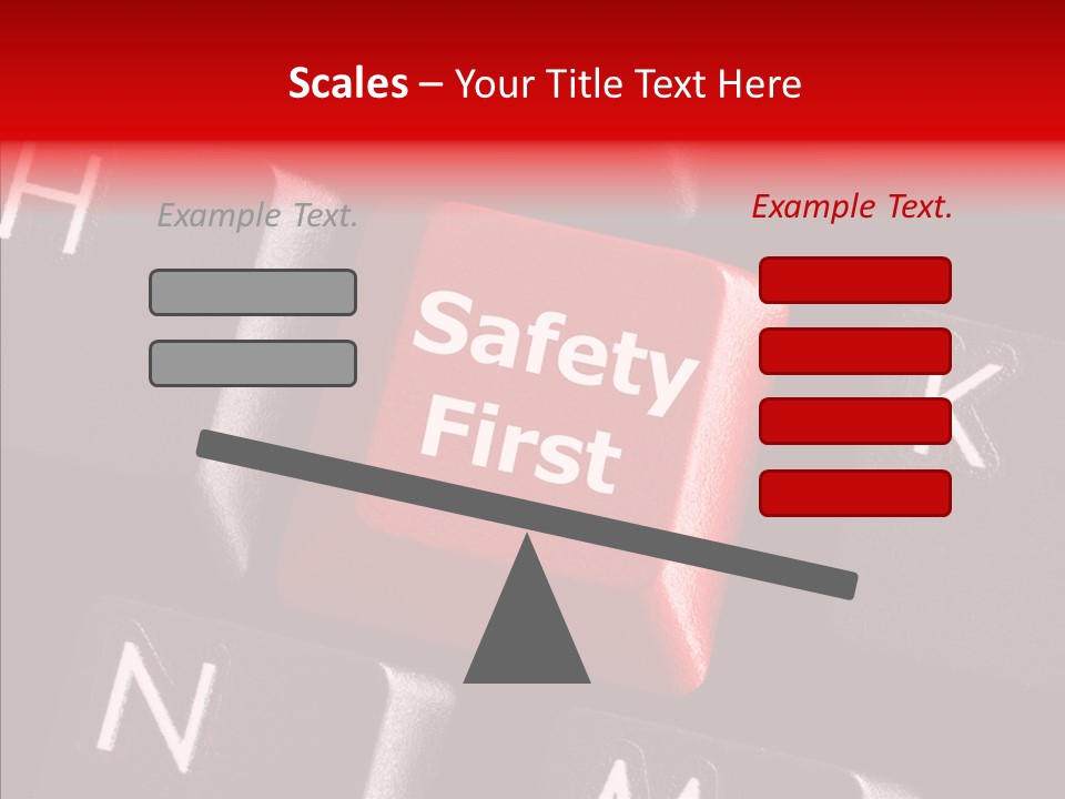 Keyboard Safety Dangerous PowerPoint Template