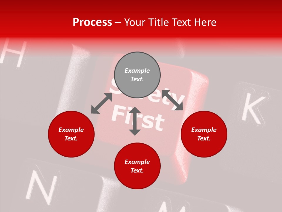 Keyboard Safety Dangerous PowerPoint Template