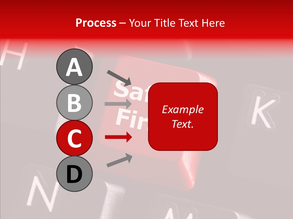 Keyboard Safety Dangerous PowerPoint Template