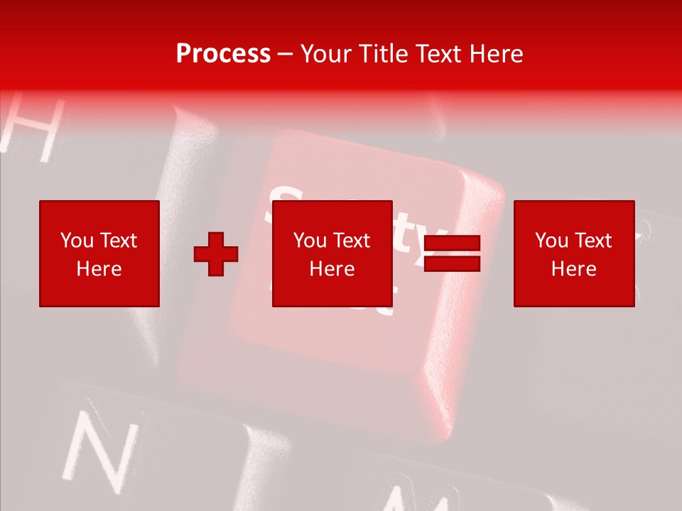 Keyboard Safety Dangerous PowerPoint Template
