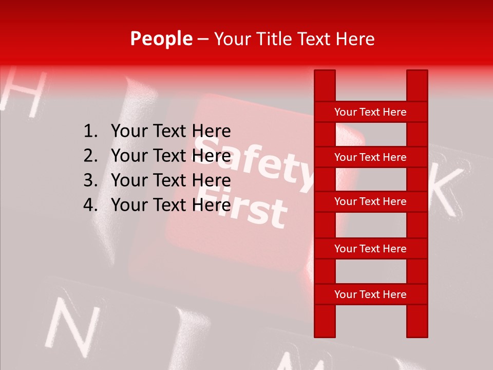 Keyboard Safety Dangerous PowerPoint Template