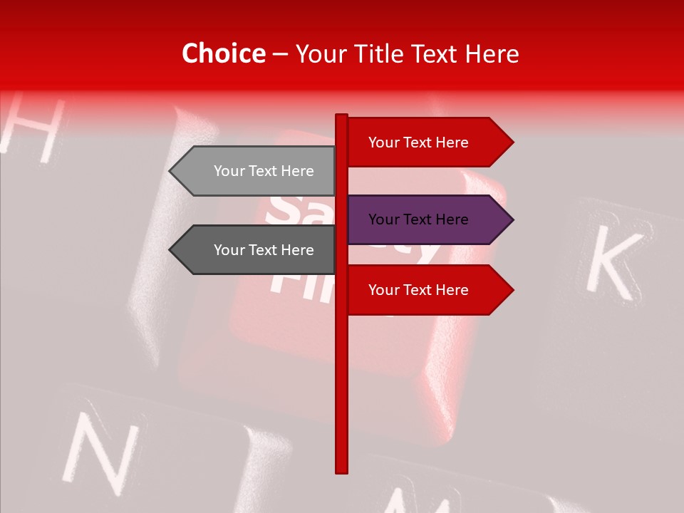 Keyboard Safety Dangerous PowerPoint Template