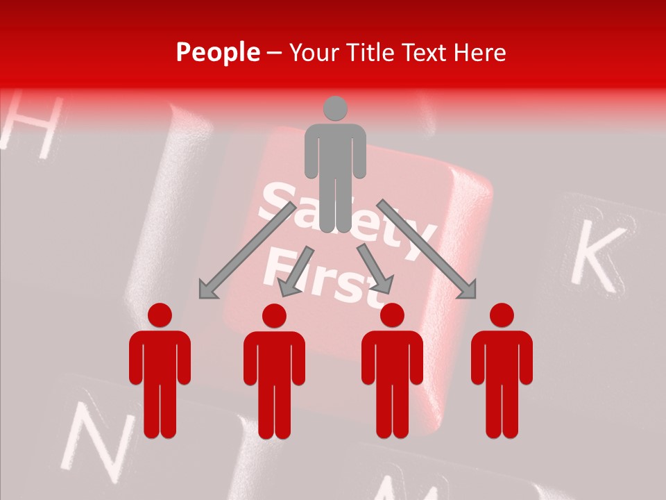 Keyboard Safety Dangerous PowerPoint Template
