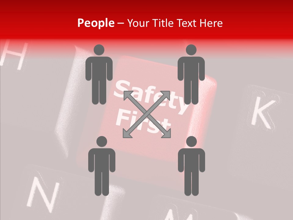 Keyboard Safety Dangerous PowerPoint Template