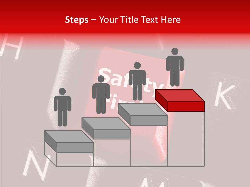 Keyboard Safety Dangerous PowerPoint Template