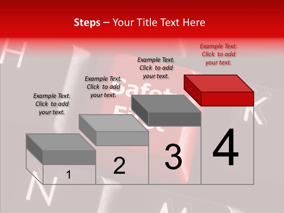 Keyboard Safety Dangerous PowerPoint Template