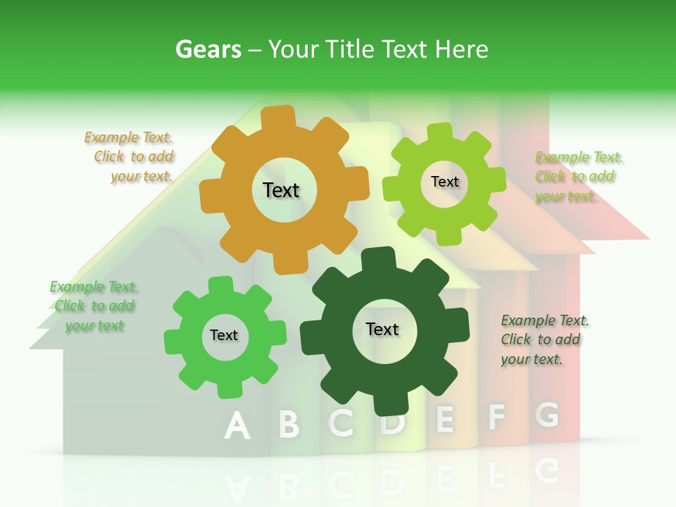 Efficiency Biomass White PowerPoint Template