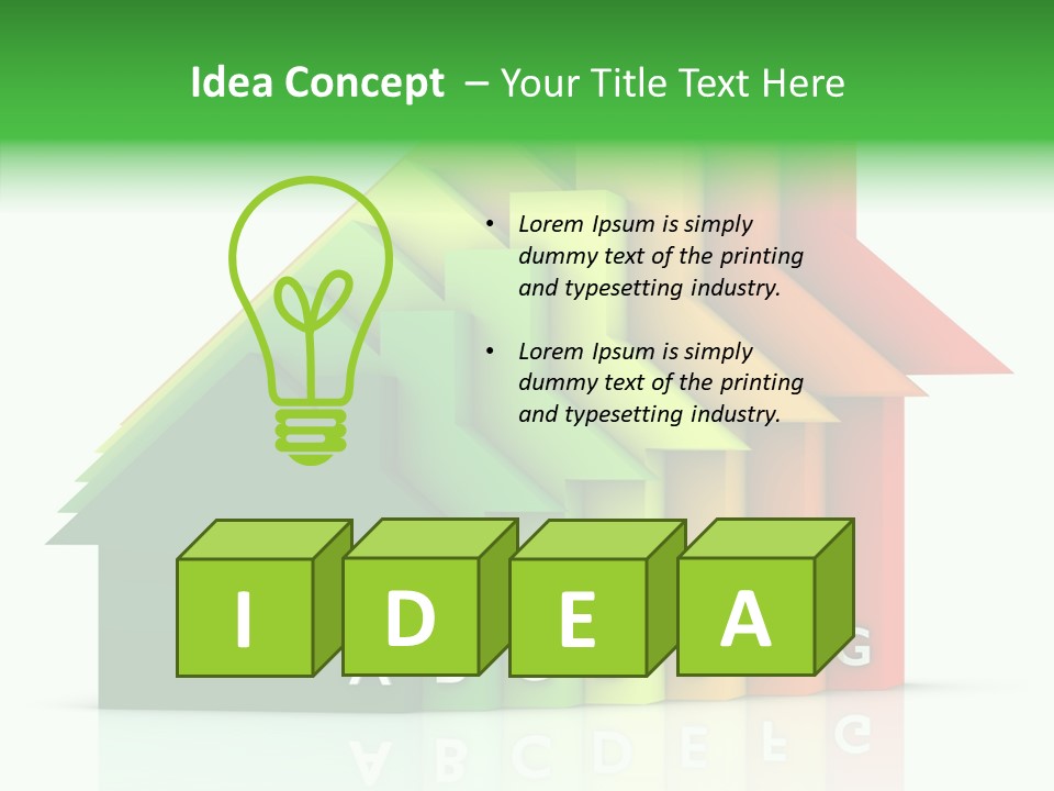 Efficiency Biomass White PowerPoint Template