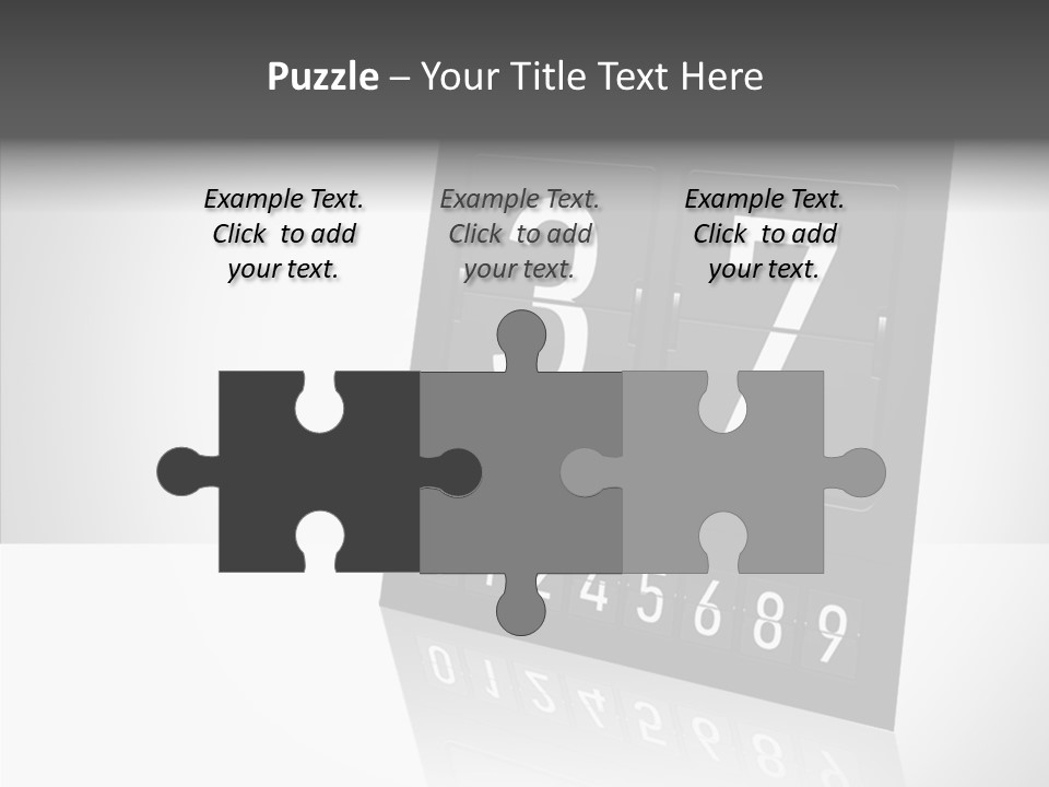 Counting Numeral Hour PowerPoint Template