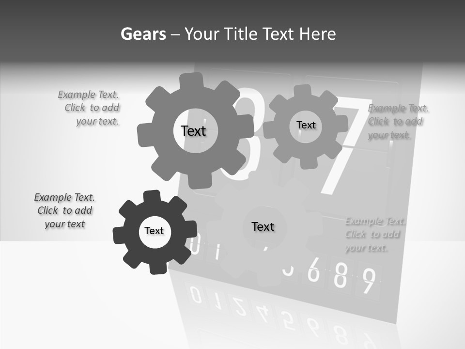 Counting Numeral Hour PowerPoint Template