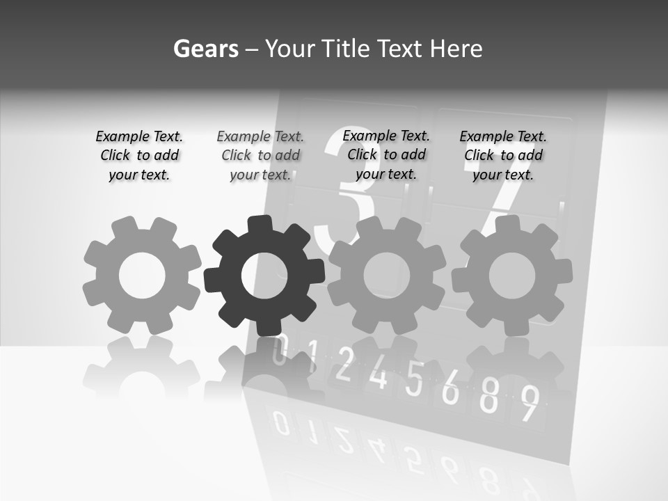 Counting Numeral Hour PowerPoint Template