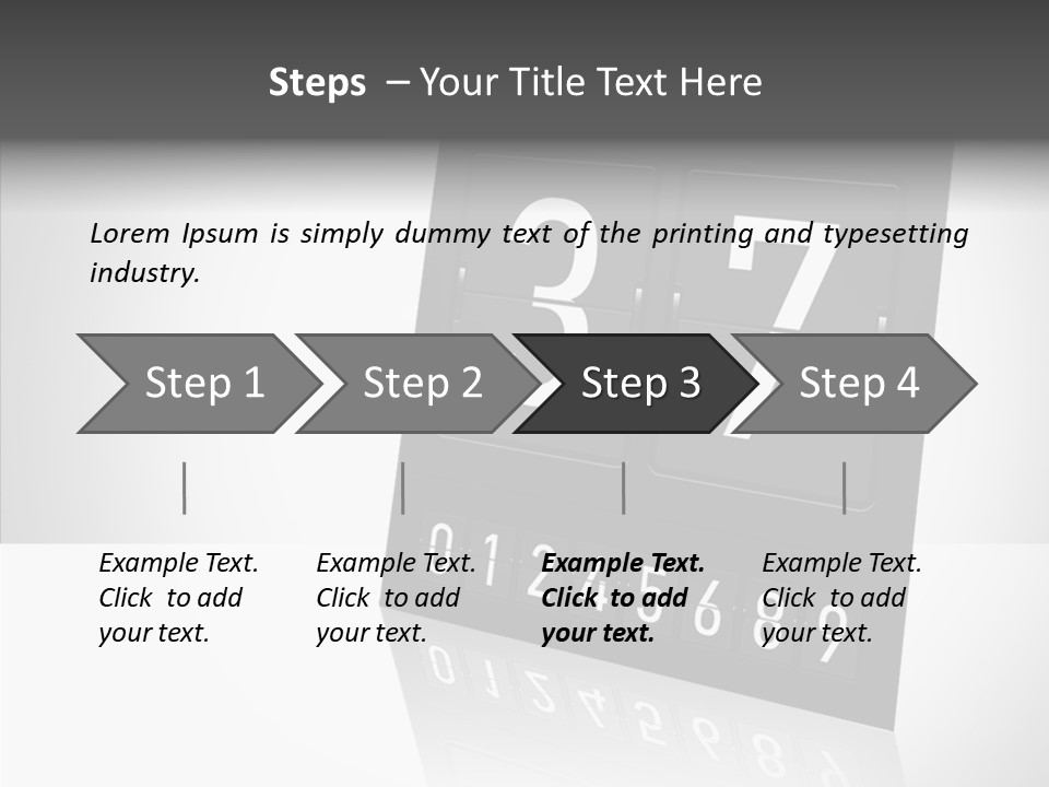 Counting Numeral Hour PowerPoint Template