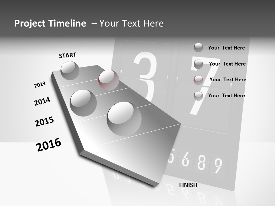 Counting Numeral Hour PowerPoint Template