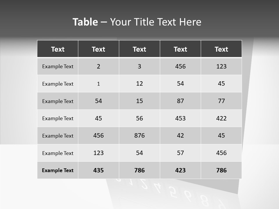 Counting Numeral Hour PowerPoint Template