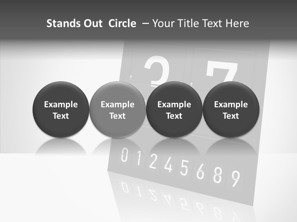 Counting Numeral Hour PowerPoint Template
