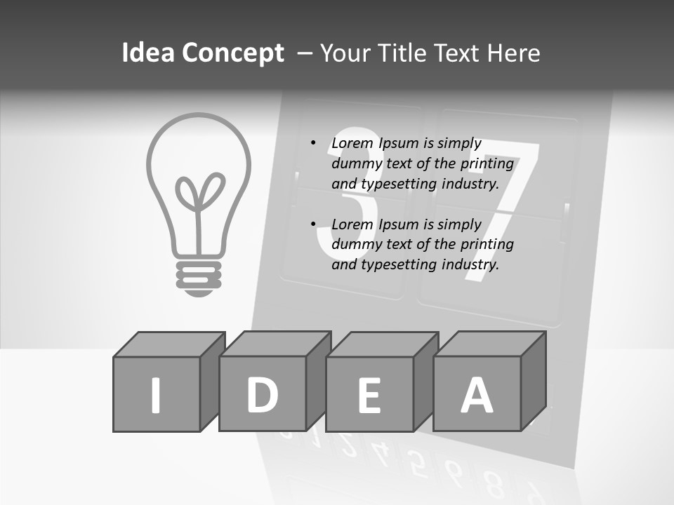 Counting Numeral Hour PowerPoint Template