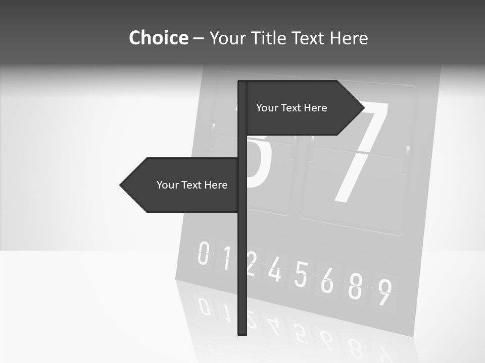 Counting Numeral Hour PowerPoint Template