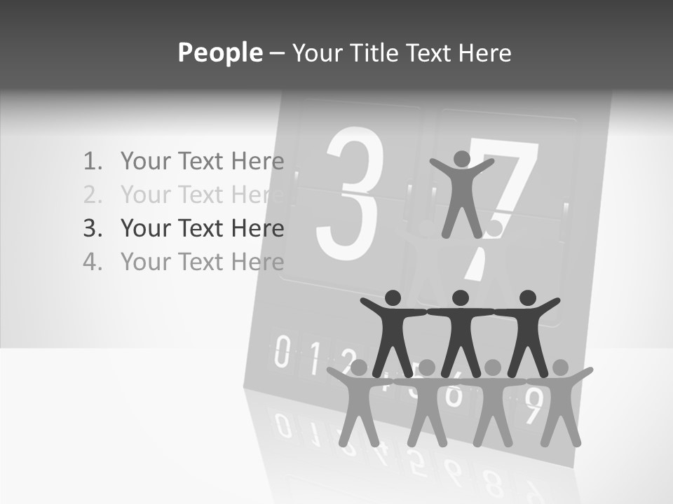 Counting Numeral Hour PowerPoint Template