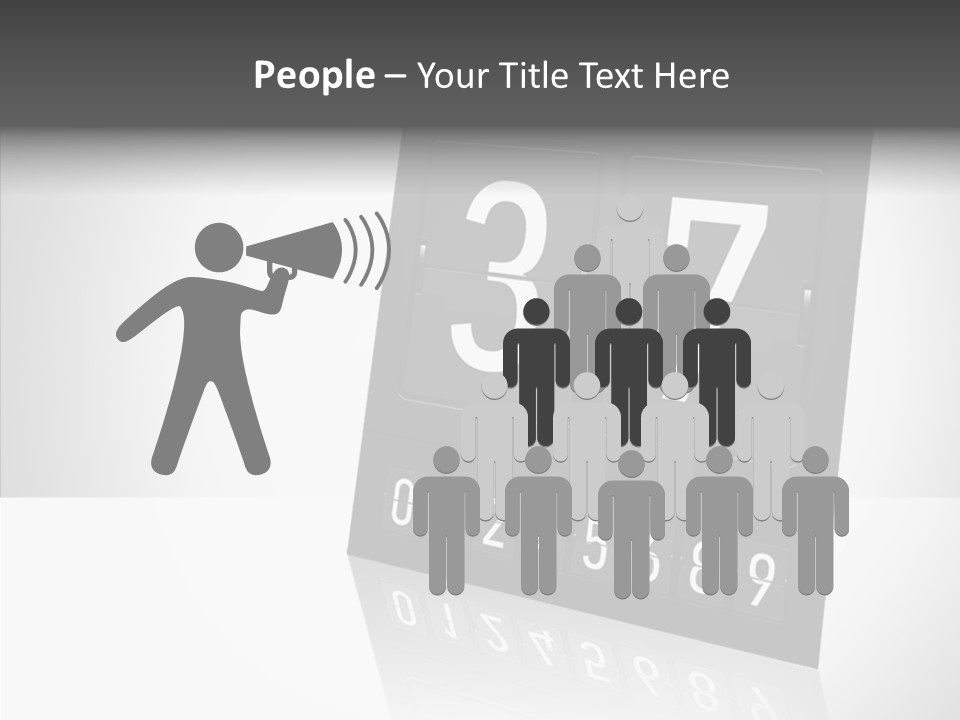 Counting Numeral Hour PowerPoint Template