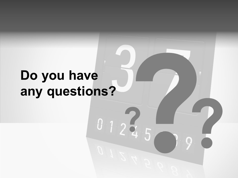 Counting Numeral Hour PowerPoint Template