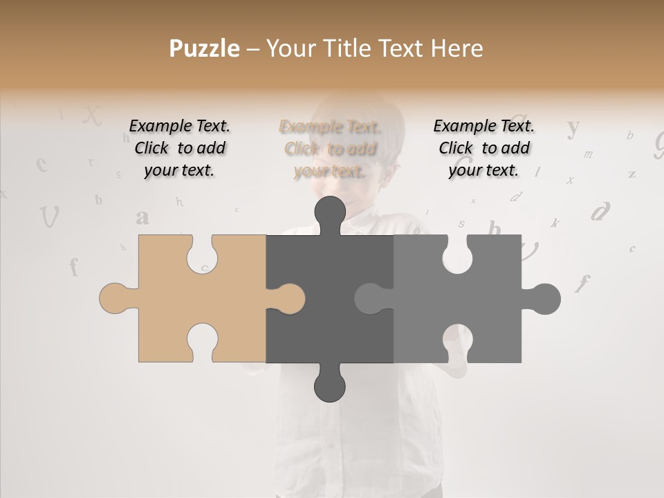 Culture Concept Letter PowerPoint Template